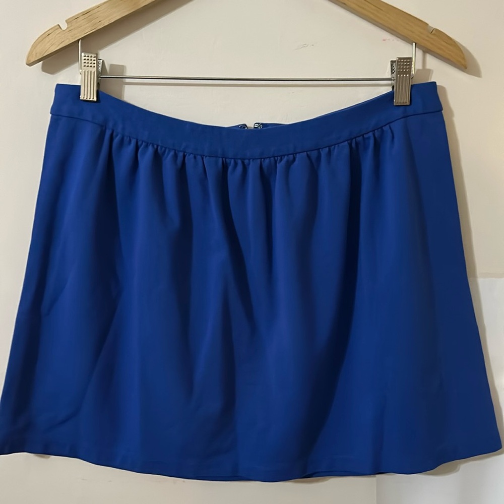 J crew blue A line skirt, size 14